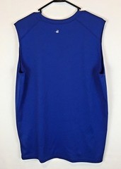Badger Sport Mens Pullover T-Shirt Size Large VaporWire Sleeveless Blue