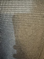 Claiborne Men’s XL Gray Check Knit Polyester Modal Crew Short Sleeve T-Shirt