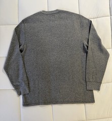 Polo Ralph Lauren Waffle Knit Long Sleeve Sleep Shirt Men’s Size XL Charcoal