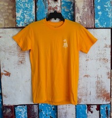 Men’s Lost T-Shirt Short Sleeve Crew Neck SMALL Yellow NEW