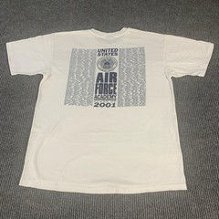 VTG Gear For Sports T Shirt Mens XL White Air Force Academy 2001 USA Y2K Retro