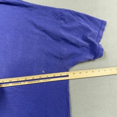 Vintage Russell Athletic Shirt Mens XL Purple Logo T-Shirt Tee Made USA 90s