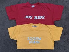 VTG 70s Holoubek Studios Iron-on T-Shirts – Zooma Beach Joy Ride Holo – Stedman