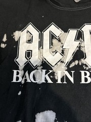 AC DC Back In Black Shirt Hells Bells Size Large