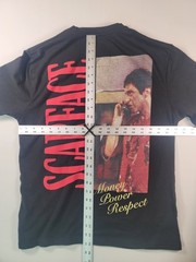 Scarface Money Power Respect Graphic Tee Black Men’s Large READ
