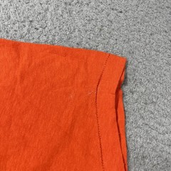 Vintage WLS Run For The Zoo Shirt Mens Medium Orange 1983 Radio Graphic Tee 80s