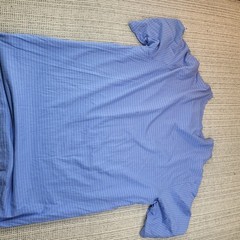 Peter Millar Shirt Mens XL Blue Stripe Seaside Crewneck Pocket Tee Casual Soft
