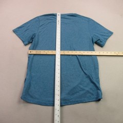 Patagonia Shirt Mens Medium Blue Short Sleeve Crew Neck Casual Outdoors