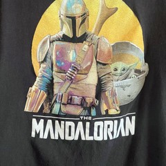 The Mandalorian Star Wars Officially Licensed Graphic T-Shirt Size L