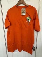 Caribbean Taino Orange T Shirt From Dominican Republic Size XL