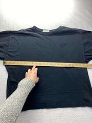 Vintage Pierre Cardin Black Cotton T-Shirt #5750