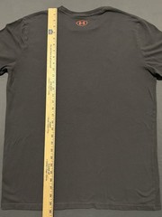Under Armour Shirt Mens XL Gray Project Rock Brahma Bull Ombre Loose Fit