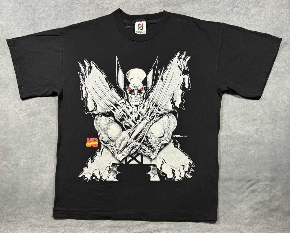 Vintage 1994 Wolverine X-Men Marvel Comics T-Shirt Size XL