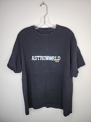Travis Scott Astroworld Merch Wish You Were Here Head Tour Dates Tee Shirt Large