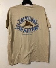 Don Williams The Gentle Giant Country Music Singer Double Sided T Shirt Size XL