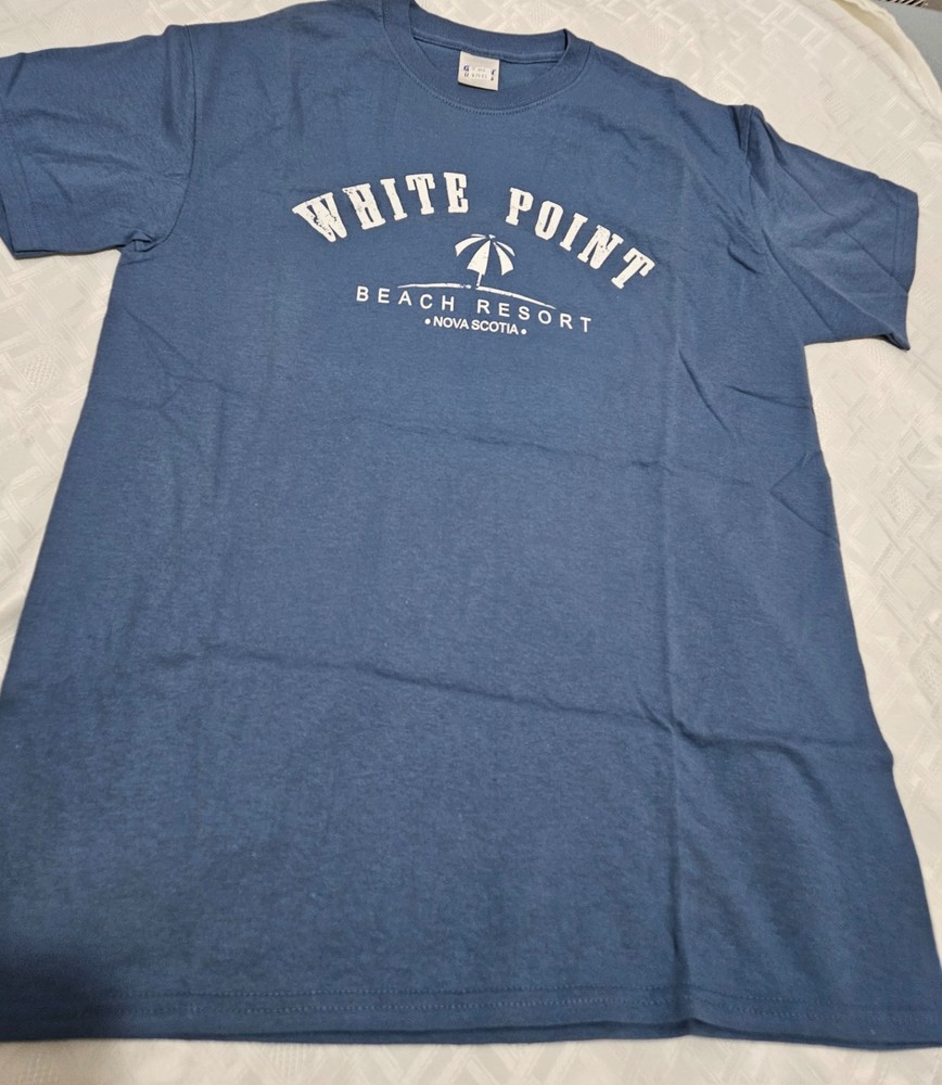 White Point Beach Resort , Nova Scotia Tshirt. Gildan New with tags