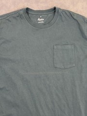 Katin Shirt Mens XL Blue Solid Pocket Tee Tagless Basic Crew Neck Cotton