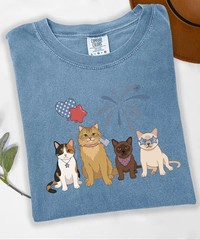Unisex Cat Lover Comfort Tee Feline Pet Owner Animal Gift