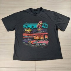 Vintage 1984 Big Al’s Burgers Drive In Classic Car T Shirt Large Black J. Galt