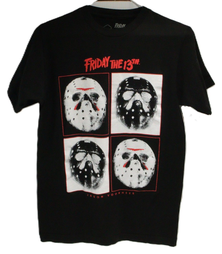 Friday the 13th Jason Voorhees Collage T-Shirt Men’s Size S (34/36) T0278
