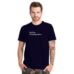 New Mens Printed T Shirts Short Sleeve Crew Neck 100% Cotton Tees Casual Top