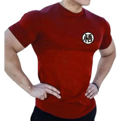 Gym Short Sleeve Fashion Japanese Anime Tops Tee Shirts Hip-Hop Unisex 100%Cotto