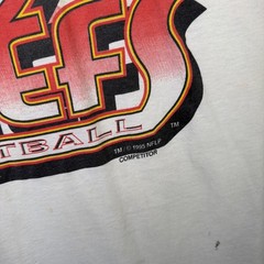 Vintage Kansas City Cheifs Shirt Mens XL White 90s Football NFL Faded Sports USA
