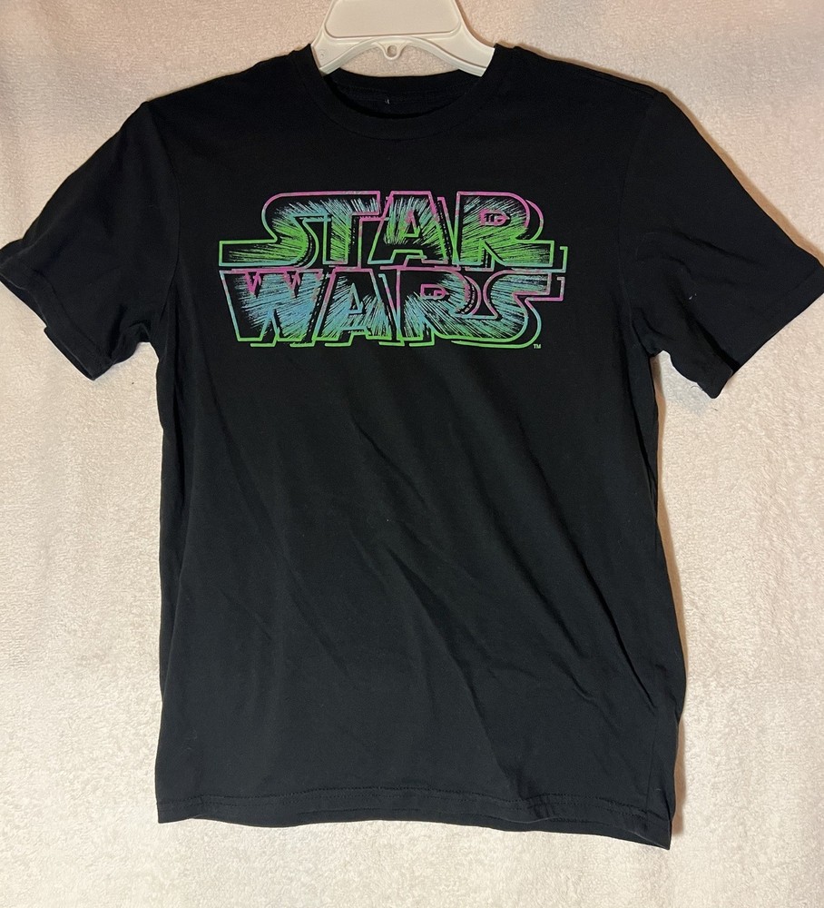 Boys XL Star Wars Mad Engine Black T-Shirt Youth XL 14/16