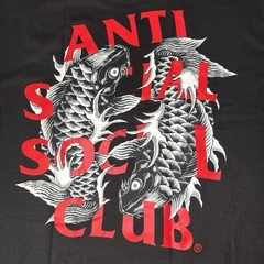 Anti Social Social Club Koi Pisces Black Tee ASSC DS Brand New Medium