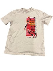 Nike Air Jordan 11 Retro Legacy Photo White T-Shirt Bred Concord White Sz M