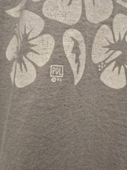 Vintage La Jolla California Nature Art Shirt 90’s Wrap Around Olive Large USA
