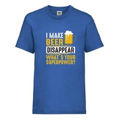 Beer Super Power What’s Yours Novelty T Shirt Various Colours And Sizes
