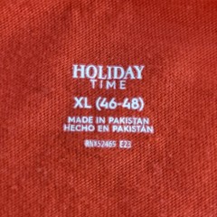 Don’t Stop Believing Santa Shirt Mens XL Red Holiday Time Christmas Tee