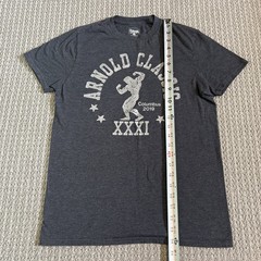 Homage Arnold Classic 2019 Columbus Ohio T-Shirt – Size Small – Gray Cotton/Poly