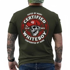 CERTIFIED WHITEBOY Street Skull T-Shirt Menswear Streetwear