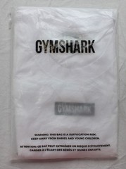 Gymshark Women’s Cotton Block Oversized Fit Tee Shirt NN7 White 2XL NWT