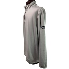 Large Pebble Beach Mens Golf Pullover Performance Gray Ryan Homes 1/4 Zip