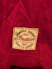 Indian Motorcycle Scout Red T-Shirt Mens XL Short Sleeve Graphic Tee Biker