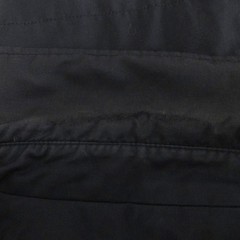 Agnes b Homme Stainless Steel Collar Coat Long Black with Liner