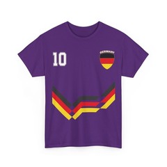 Germany Number 10 Soccer Jersey Style Shirt, German Flag Soccer Shirt