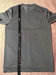 Travis Mathew Mens Medium Short Sleeve T Shirt With Pocket Gray Golf Summer Tee