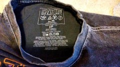 LED ZEPPELIN UNITED STATES OF AMERICA 1977 TOUR SHIRT, MENS BLACK SMALL,…