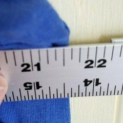 Elegant Shirt Mens 4XL Blue Super Heavy Cotton Big Tall Basic Tee Crewneck