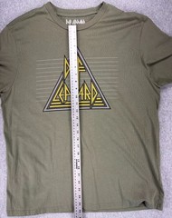 Def Leppard 2024 Official Licensed Graphic Tee Shirt Men’s LRG [L] Olive Green