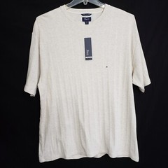 G.H. Bass and Co. Men’s XL Short Sleeve Shirt Premium Tee Heather Oatmeal NEW