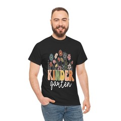 Kindergarten Teacher Wildflower Floral T-Shirt