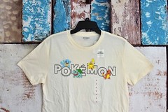 Unisex Old Navy Pokemon Gender-Neutral Graphic T-Shirt MEDIUM Creme NEW TAG