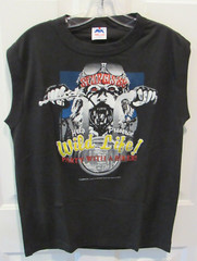 VINTAGE 1988 HARLEY STURGIS MOTORCYCLE sleveless T-SHIRT Adult XL USA Miller HOG