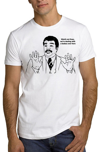 Badass Over Here Meme T Shirt Neil DeGrasse Tyson Reaction *ALL SIZES & NEW*