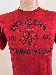 1960s Champion USAF Peshawar Pakistan Cold War Shirt Single Stitch L Vintage Tee